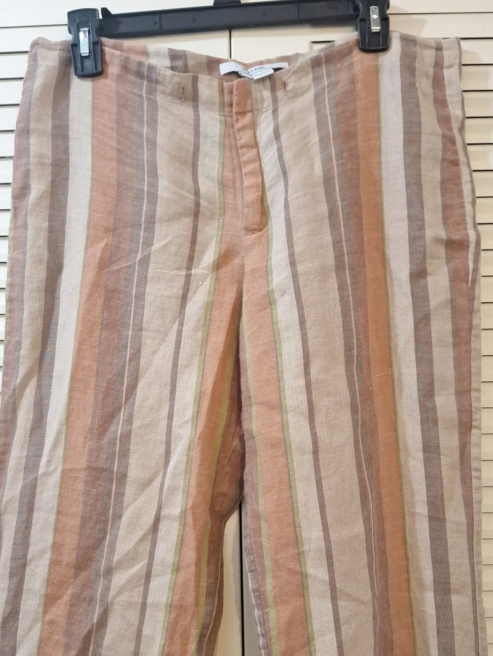 Zara Striped Boho Linen Pants.